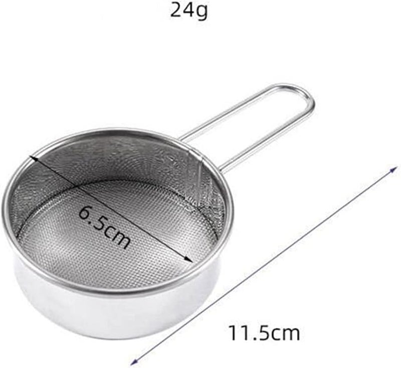 Stainless Steel Flour Sifter Powdered Sugar Strainer Pastry Colander Cake Decorating Kitchen Tool - Image 2